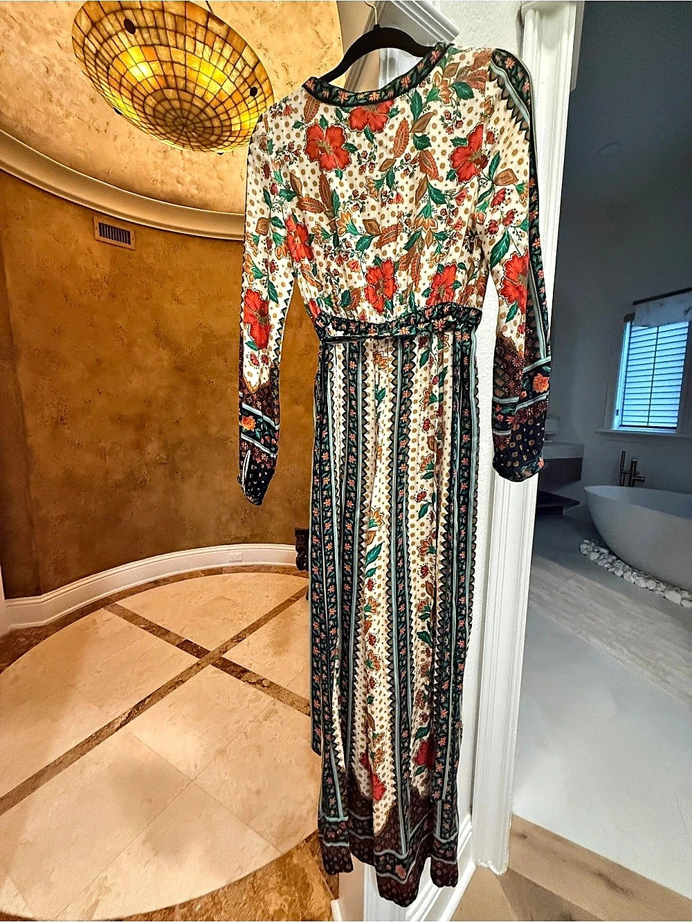 FARM Rio x Anthropologie Floral Wide Leg Jumpsuit XS - Picture 2 of 4